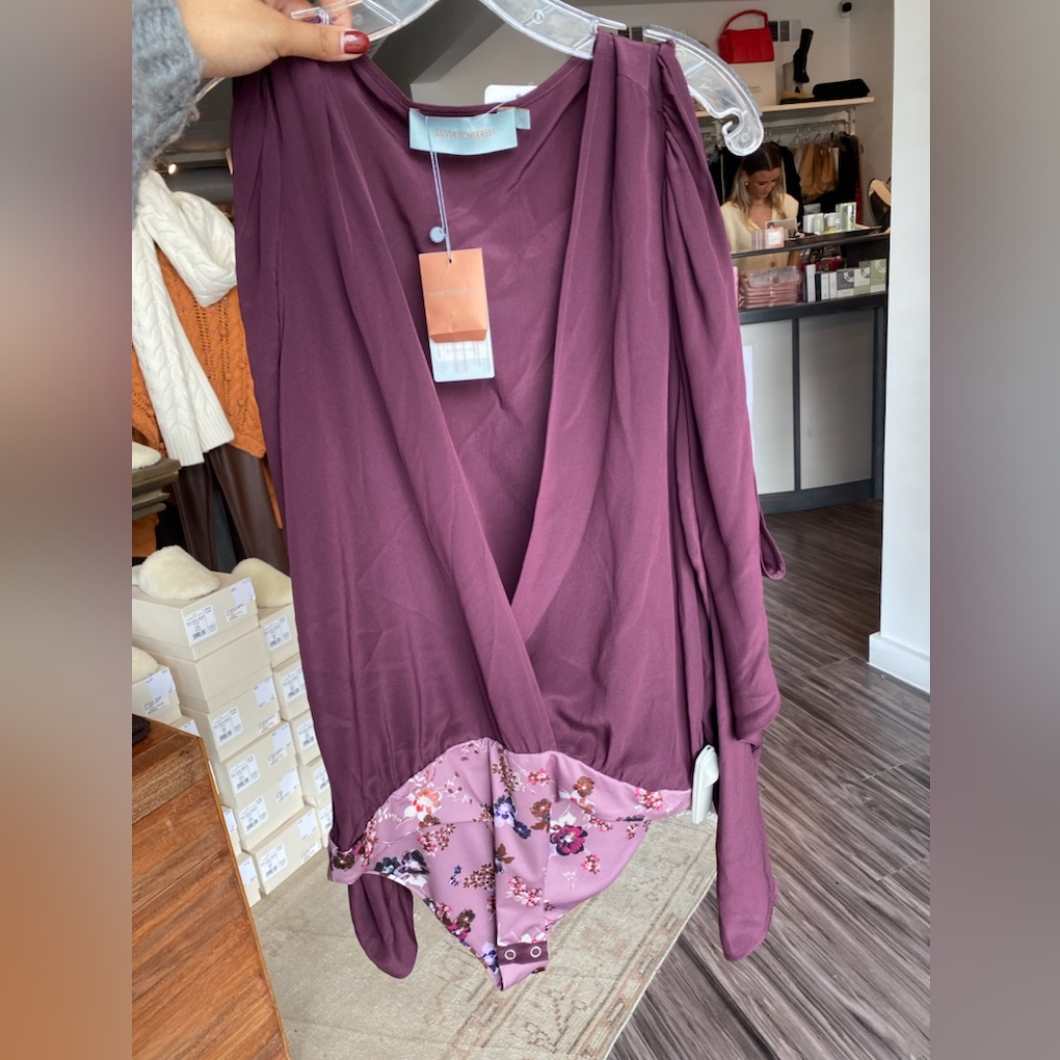Nwt $680 Silvia Tsherassi Bodysuit